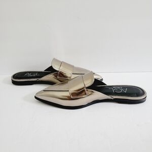 NEW AGL REI Leather Pointed Toe Mule